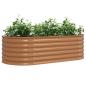 Preview: Hochbeet Braun 160 x 80 x 44 cm Stahl
