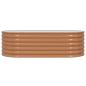 Preview: Hochbeet Braun 160 x 80 x 44 cm Stahl