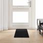 Preview: ARDEBO.de - Teppichläufer Schwarz 50 x 200 cm 100% Polypropylen Tuft