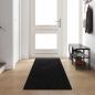 Preview: ARDEBO.de - Teppichläufer Schwarz 80 x 400 cm 100% Polypropylen Tuft