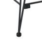 Preview: Barstuhl 2 Stk. Schwarz 55 x 52 x 105 cm Rattan und Eisen