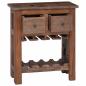 Preview: Schrank Braun 60 x 30 x 70 cm Massives upgecyceltes Holz