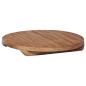 Preview: Pflanzenhocker 3 Stk. Natur 29 x 29 x 3,5 cm Mahagoni Holz