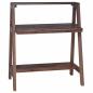 Preview: Schreibtisch Braun 90 x 50 x 103 cm Massives upgecyceltes Holz