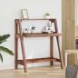 Preview: Schreibtisch Braun 90 x 50 x 103 cm Massives upgecyceltes Holz