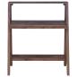 Preview: Schreibtisch Braun 90 x 50 x 103 cm Massives upgecyceltes Holz