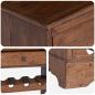 Preview: Weinregal 55 x 23 x 85 cm Massives Mahagoni Holz