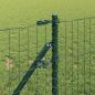 Preview: Zaunpfosten 12 stk. Grün 120 cm Pulverbeschichteter Stahl