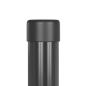 Preview: Zaunpfosten 12 Stk. Grau 70 cm Pulverbeschichteter Stahl