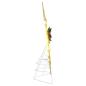 Preview: LED Rentiere 3 Stk. Warmes Weiß 43 x 18 x 66 cm Stoff LEDs