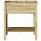 Preview: Hoher Pflanzer Braun 85,5 x 46,5 x 96 cm
