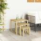 Preview: Tisch 3 pcs Natur Imprägniertes Kiefernholz