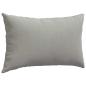 Preview: Sofakissen 2 stk. Stoff Hellgrau 50 x 30 cm