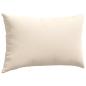 Preview: Sofakissen 2 stk. Stoff Beige 50 x 30 cm