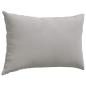 Preview: Sofakissen 2 stk. Stoff Hellgrau 60 x 40 cm