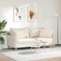 Preview: Sofakissen 2 stk. Stoff Beige 60 x 40 cm