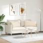 Preview: Sofakissen 2 stk. Stoff Beige 80 x 40 cm