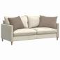 Preview: Sofakissen 2 stk. Stoff Taupe 70 x 50 cm