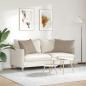 Preview: Sofakissen 2 stk. Stoff Taupe 70 x 50 cm