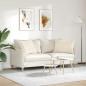 Preview: Sofakissen 2 stk. Stoff Beige 70 x 50 cm