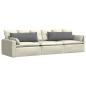 Preview: Sofakissen 2 stk. Stoff Dunkelgrau 120 x 40 cm