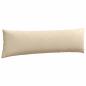Preview: Sofakissen 2 stk. Stoff Creme 145 x 40 cm