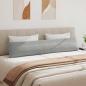 Preview: Sofakissen 2 stk. Stoff Hellgrau 200 x 40 cm