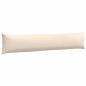 Preview: Sofakissen 2 stk. Stoff Beige 200 x 40 cm