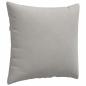 Preview: Sofakissen 2 stk. Stoff Hellgrau 45 x 45 cm