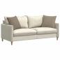 Preview: Sofakissen 2 stk. Stoff Taupe 50 x 50 cm