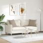 Preview: Sofakissen 2 stk. Stoff Taupe 50 x 50 cm
