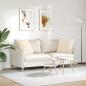 Preview: Sofakissen 2 stk. Stoff Beige 50 x 50 cm