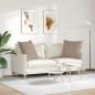 Preview: Sofakissen 2 stk. Stoff Taupe 60 x 60 cm