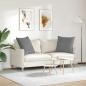 Preview: Sofakissen 2 stk. Stoff Dunkelgrau 60 x 60 cm