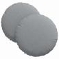 Preview: Sitzkissen 2 stk. Stoff Hellgrau Ø30 x 13 cm