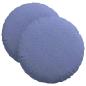 Preview: Sitzkissen 2 stk. Stoff Jeans blau Ø40 x 13 cm