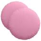 Preview: Sitzkissen 2 stk. Stoff Rosa Ø40 x 13 cm
