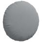 Preview: Sitzkissen 2 stk. Stoff Hellgrau Ø50 x 19 cm