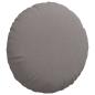 Preview: Sitzkissen 2 stk. Stoff Taupe Ø50 x 19 cm