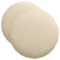Preview: Sitzkissen 2 stk. Stoff Creme Ø50 x 19 cm