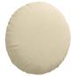 Preview: Sitzkissen 2 stk. Stoff Creme Ø50 x 19 cm