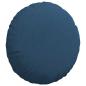 Preview: Sitzkissen 2 stk. Stoff Blau Ø50 x 19 cm
