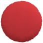 Preview: Sitzkissen 2 Stk. Stoff Rot Ø50 x 19 cm