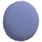 Preview: Sitzkissen 2 stk. Stoff Jeans blau Ø50 x 19 cm