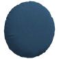 Preview: Sitzkissen 2 stk. Stoff Blau Ø60 x 21 cm