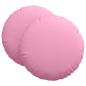 Preview: Sitzkissen 2 stk. Stoff Rosa Ø60 x 21 cm