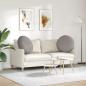 Preview: Sitzkissen 2 stk. Stoff Taupe Ø80 x 29 cm
