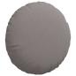 Preview: Sitzkissen 2 stk. Stoff Taupe Ø80 x 29 cm