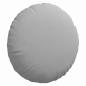 Preview: Sitzkissen 2 stk. Stoff Wolkengrau Ø80 x 29 cm