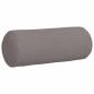 Preview: Bolsterkissen 2 stk. Stoff Taupe Ø 15 x 40 cm